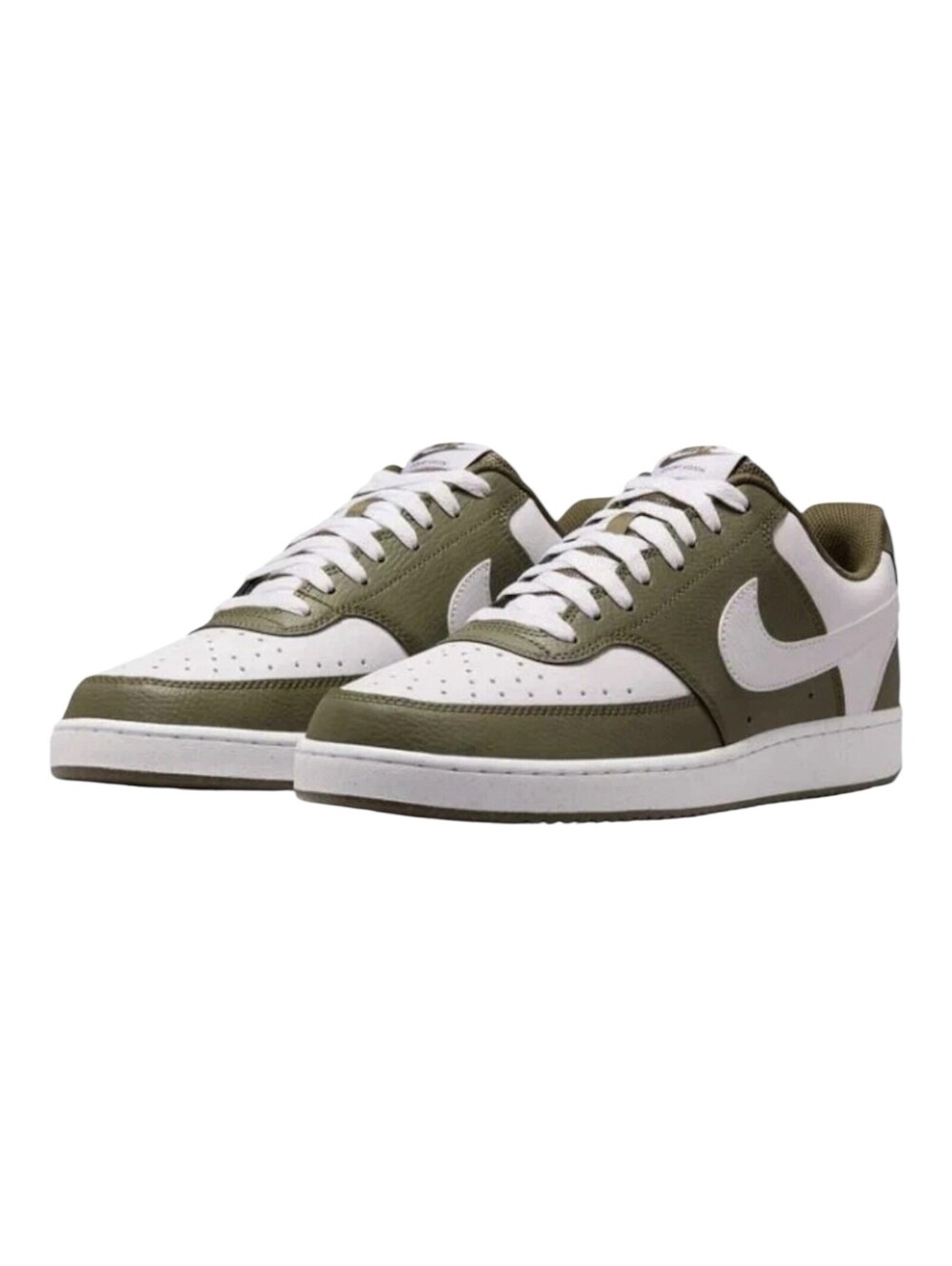 Nike Court Vision Lo Shoes Mens 11.5 Medium Olive White Outdoor HM9862 201 NEW